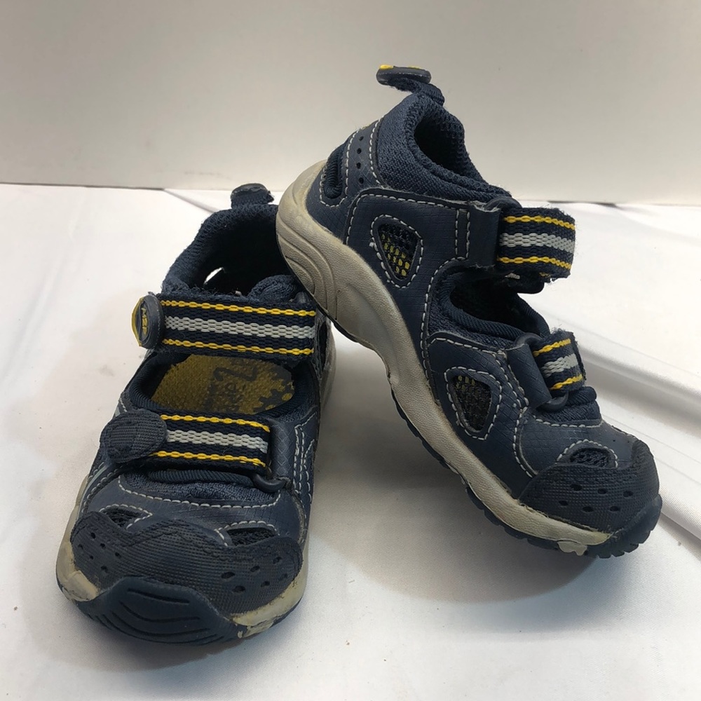 Stride Rite M2P Baby Perry Blue Sneaker